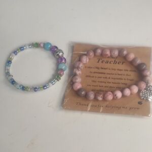 Colorful Beaded Bracelets Set